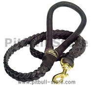 Deluxe Full-Braided Leashes 4 foot-Braided Leash English Pitbull