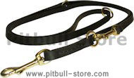 Leather dog leash multi functional -1/2 inch to 5 -7 Foot (13mm)
