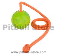 K9 Ball with Rope-Activity Dog Toy for Pitbull