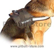 Adjustable Nylon Patrol Harness for Pitbull Adjustable Nylon Patrol Harness for Pitbull