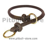 Round Leather Choke Collar/Silent Collar for Pitbull Round Leather Choke Collar/Silent Collar for Pitbull