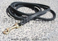 Soft Premium Leather Leash with Braided Ends 3/8' wide Pitbull Soft Premium Leather Leash with Braided Ends 3/8' wide Pitbull
