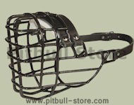 Pitbull Wire Dog MUZZLE for winter