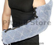 Dog hidden protection sleeve made of french linen-bite sleeve