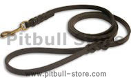 K9 Leather Dog Leash 1/2' wide for Pitbull K9 Leather Dog Leash 1/2' wide for Pitbull