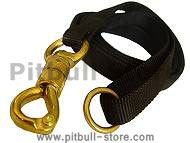 Police tracking dog leash&massive solid brass snap&smart lock