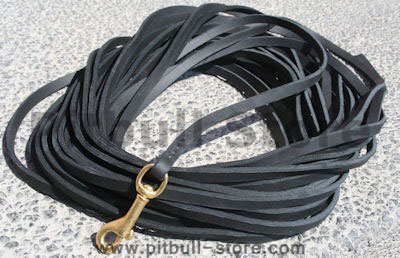 Training,tracking leather dog leash also walking dog lead 13-30'  for Pitbull