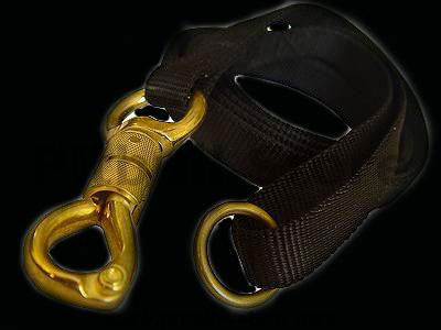 Police tracking dog leash&massive solid brass snap&smart lock  for pitbull