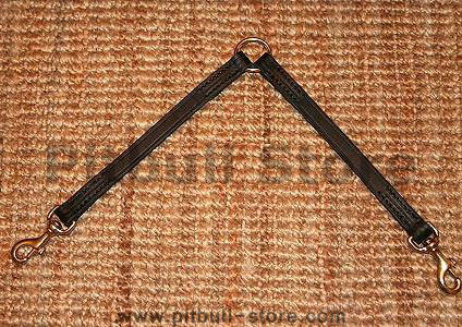 leather coupler dog leash