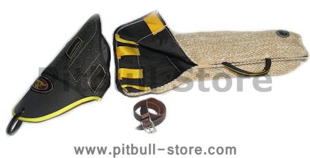 jute puppy sleeve with sholder