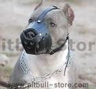 Pitbull Dog Muzzle,wire basket dog muzzle