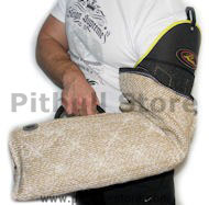 Puppy sleeve made of jute