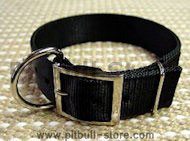 Wide Nylon Dog Collar for Pitbull-1.5 inch wide