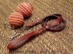 Handcrafted leather dog leash with quick release snap hook 2-6FT