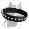 1 Row Studs Dog Collar 1 1/2 inch (40mm) wide for Pitbull