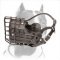 Revolutionary Fully Padded Wire Cage Pitbull Muzzle for Winter Walking