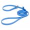 Solid Blue Biothane Pitbull Leash and Collar Combo