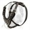 Studded/Pyramids Leather Dog Harness for PitBull