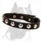 Sophisticated Leather Pitbull Collar - for Connoisseurs of Quality and Fashion