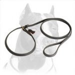 Amazing Combo Pitbull Dog Leash / Choke Collar Made of Genuine Leather
