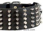 3 inch Spiked and Studded Pitbull Collar