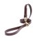 Brown Waterproof Pitbull Leash Made of Biothane