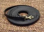 Leather Dog Leash for Tracking - Length 13 to 33 FOOT dog leash
