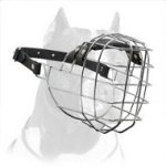 'The Silencer' Wide Wire Basket Pitbull Dog Muzzle