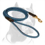 Marvelous & Strong Pitbull Dog Leash with Chess Ornament