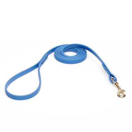 Amazing Blue Biothane Pitbull Leash for Walking, Tracking