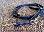 Leather dog leash for training,walking,tracking- Length 5-7 foot