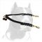 Braided Leather Pitbull Dog Coupler for Walking 2 Dogs