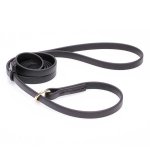 Black Biothane Pitbull Leash and Collar Combo