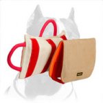 'Prof Bite' Pitbull Dog Training Pillow with Leather Cover