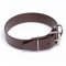 Extra Wide Brown Biothane Pitbull Collar