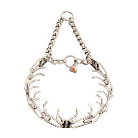 Medium stainless steel prong collar 23" for Pitbull