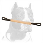 Genuine Leather Pitbull Dog Training Bite Tug