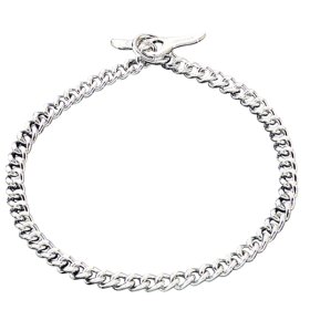 Choke chain dog collar with toggle steel chromium plated - 51025