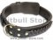 PITBULL Braided Black collar 22'' /22 inch dog collar -C55s33