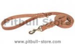 Latigo Leather Braided Handle Classic Waist 6ft Leash Pitbull