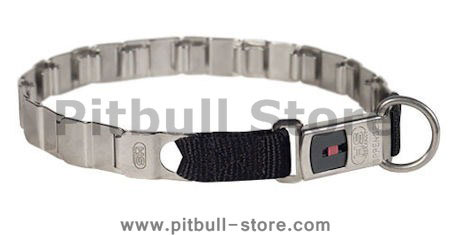 24 inch STAINLESS STEEL Sprenger dog collar NECK TECH COLLAR for Pitbull