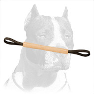 Genuine Leather Pitbull Dog Training Bite Tug