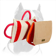 'Prof Bite' Pitbull Dog Training Pillow with Leather Cover