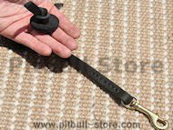 Short Professional leather dog leash,Short Leash 1 to 3 FOOT-L21