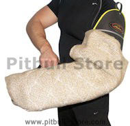 Bite sleeve with Jute cover with handle
