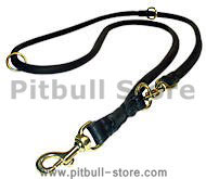1/5 inch Leather Round Dog Leash - MultiFunctional Leather Leash