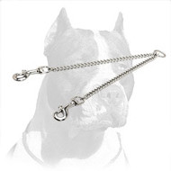 Chrome-Plated Pitbull Dog Coupler