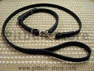 Police / hunting" dog leash and collar (combo)