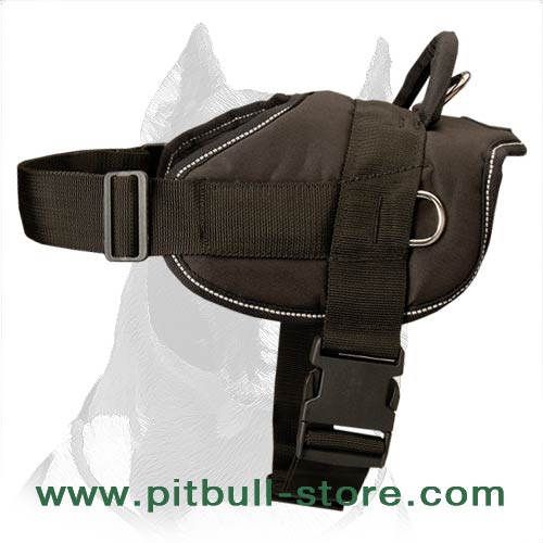 Harness nylon for Pitbull police service and training