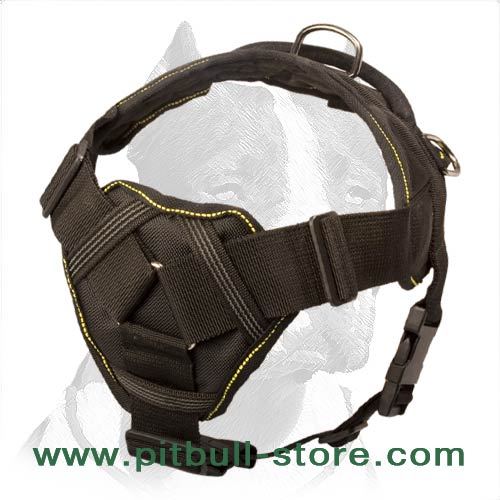 Pitbull Dog Nylon Harness for training